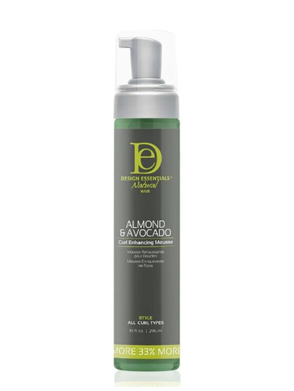 Design Essentials Almond & Avocado Mousse, 10 fl, Curl Enhancing, NWT